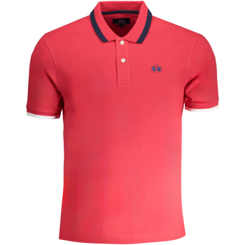 LA MARTINA Yellow Men's Short Sleeved Polo Shirt