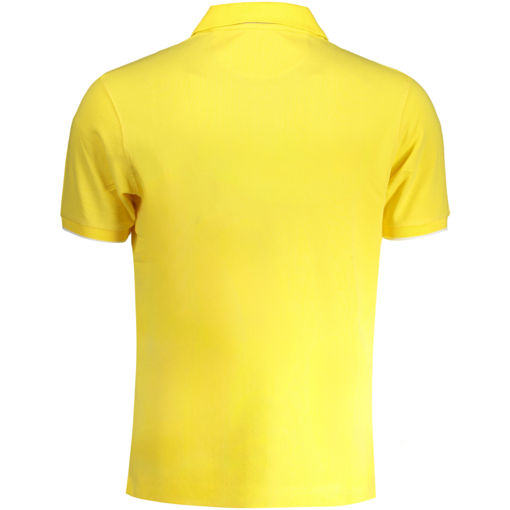 LA MARTINA Yellow Men's Short Sleeved Polo Shirt