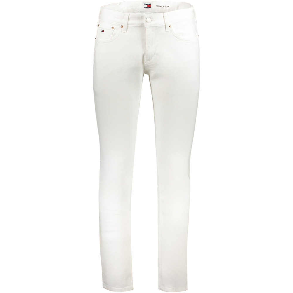 TOMMY HILFIGER Men's White Scantom Slim Jeans