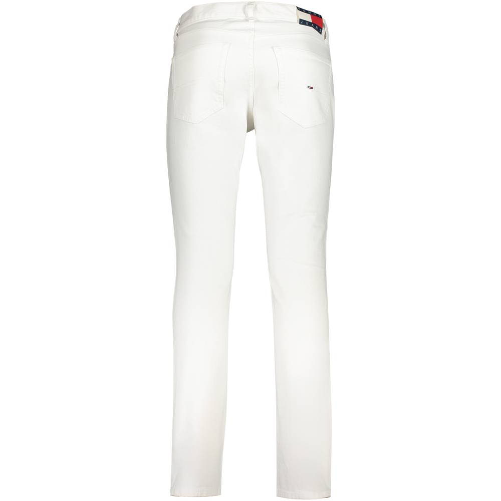 TOMMY HILFIGER Men's White Scantom Slim Jeans