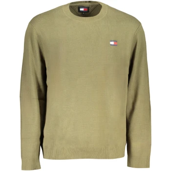 TOMMY HILFIGER Men's Military Green Organic Cotton Sweater