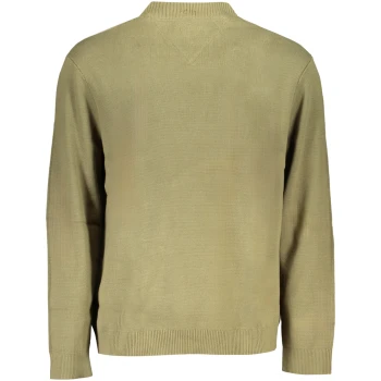 TOMMY HILFIGER Men's Military Green Organic Cotton Sweater