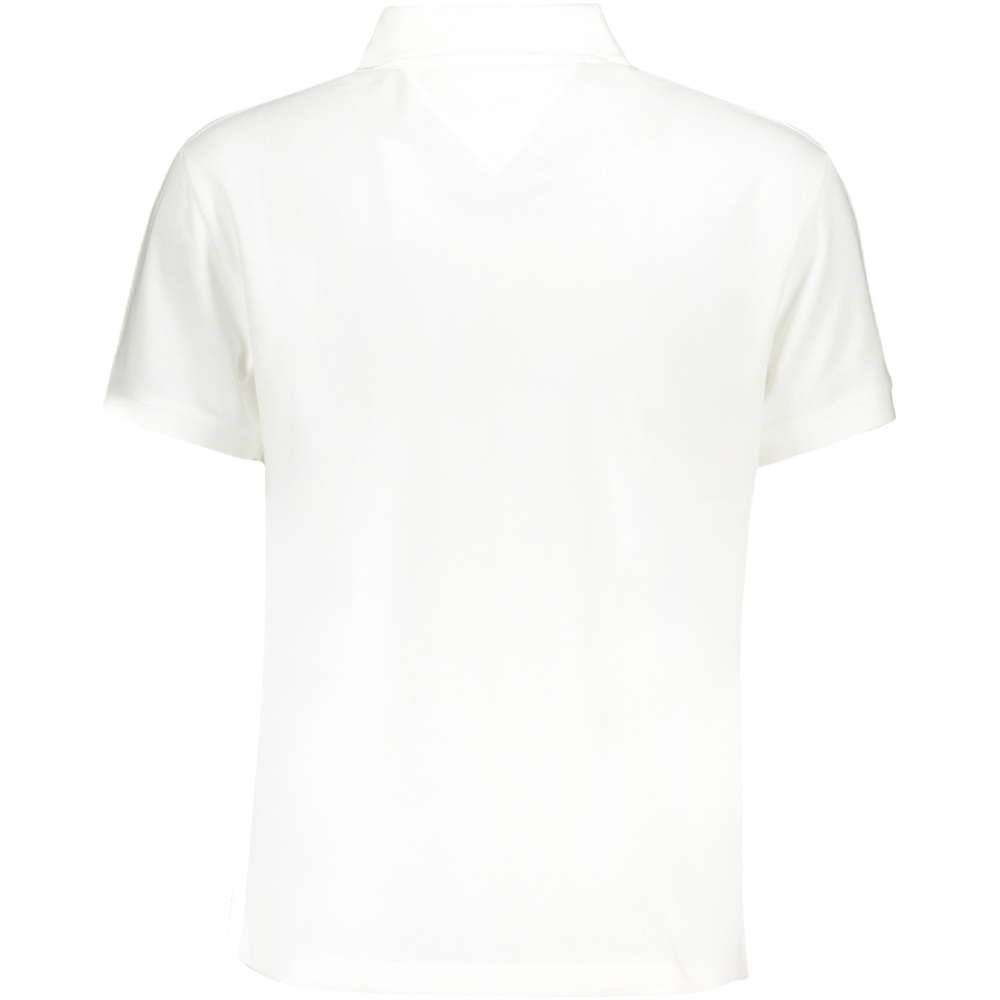 TOMMY HILFIGER Men's White Short Sleeved Polo Shirt