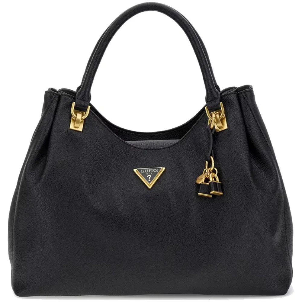 GUESS JEANS Cosette Black Charm Shopper Bag