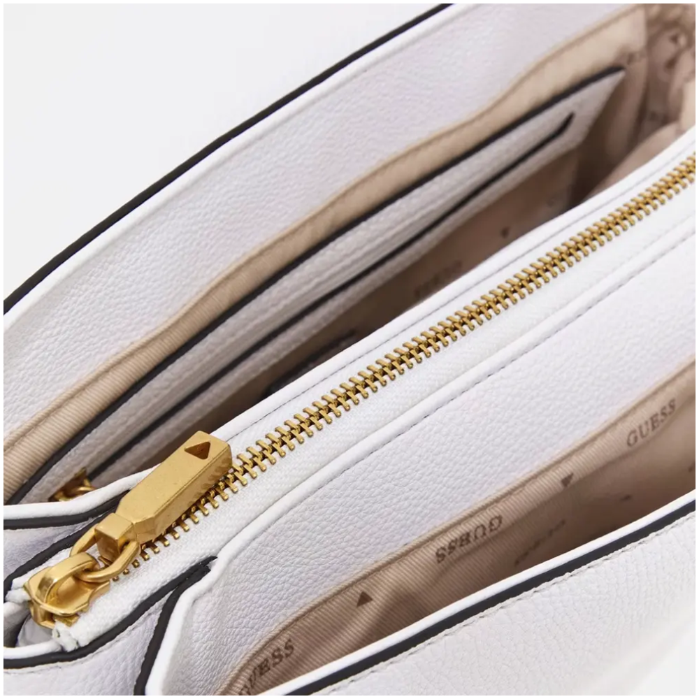 GUESS JEANS Cosette White Crossbody Bag