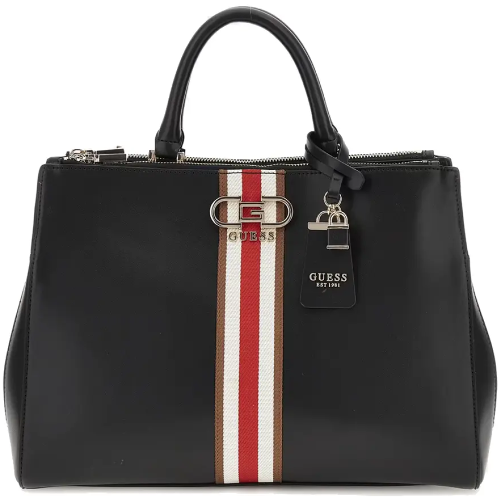 GUESS JEANS Nelka Front-Stripe Handbag