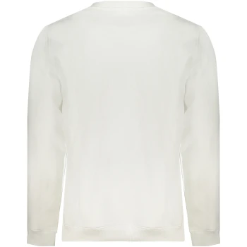 CALVIN KLEIN MEN'S WHITE ZIPLESS SWEATSHIRT