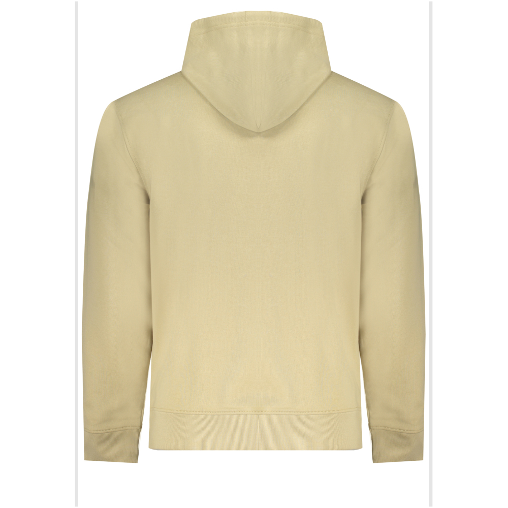 CALVIN KLEIN MEN'S BEIGE ZIPLESS SWEATSHIRT