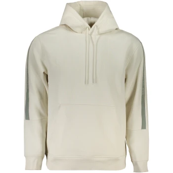 CALVIN KLEIN MEN'S WHITE ZIPLESS SWEATSHIRT