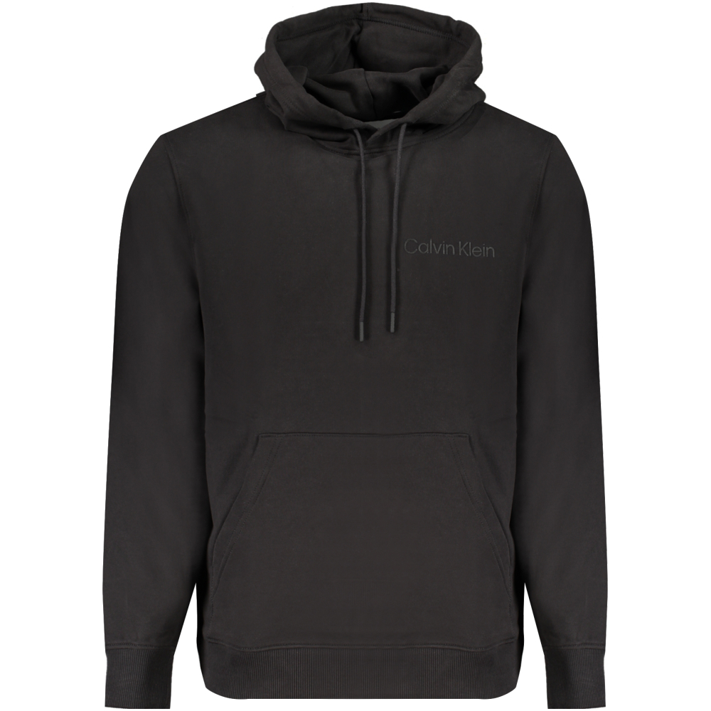 CALVIN KLEIN MEN'S BLACK ZIP-OUT SWEATSHIRT