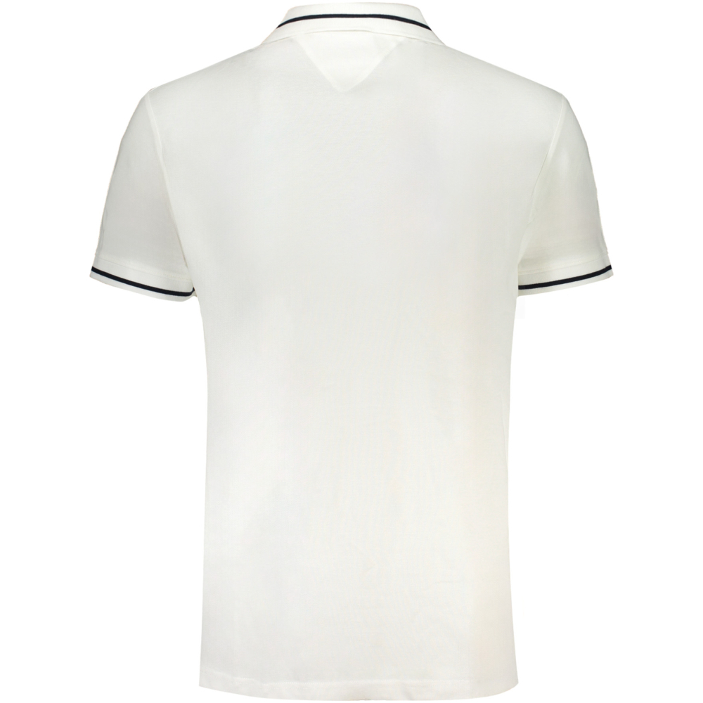 TOMMY HILFIGER MEN'S WHITE SHORT SLEEVED POLO SHIRT