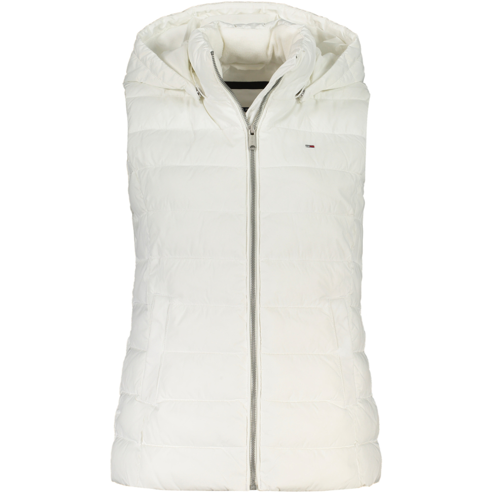 TOMMY HILFIGER White Women's Sleeveless Jacket