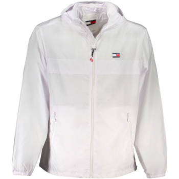 TOMMY HILFIGER MEN'S WHITE SPORTS JACKET