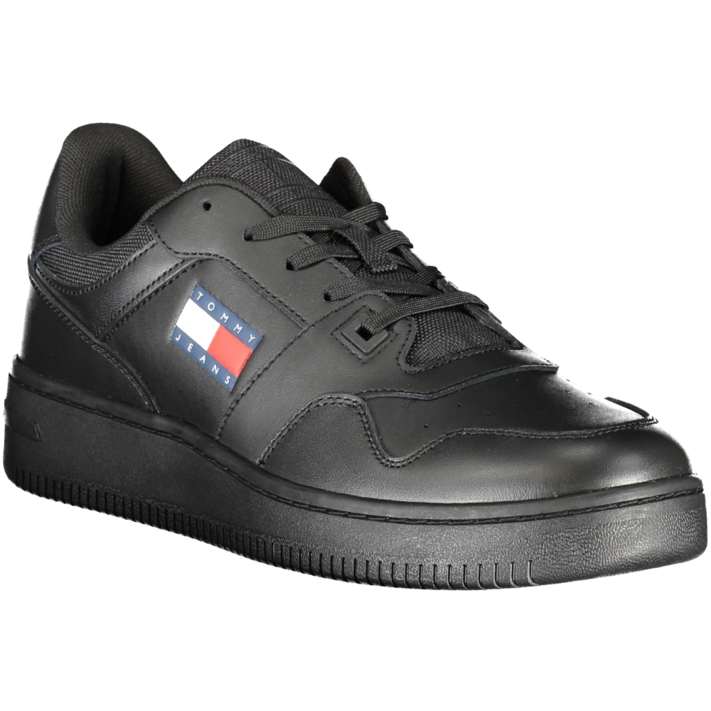 TOMMY HILFIGER BLACK MEN'S SPORTS SHOES