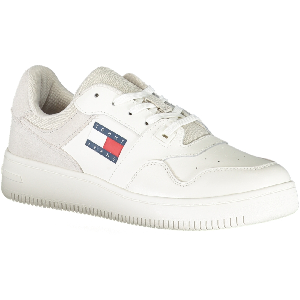 TOMMY HILFIGER WHITE WOMEN'S SPORTS SHOES