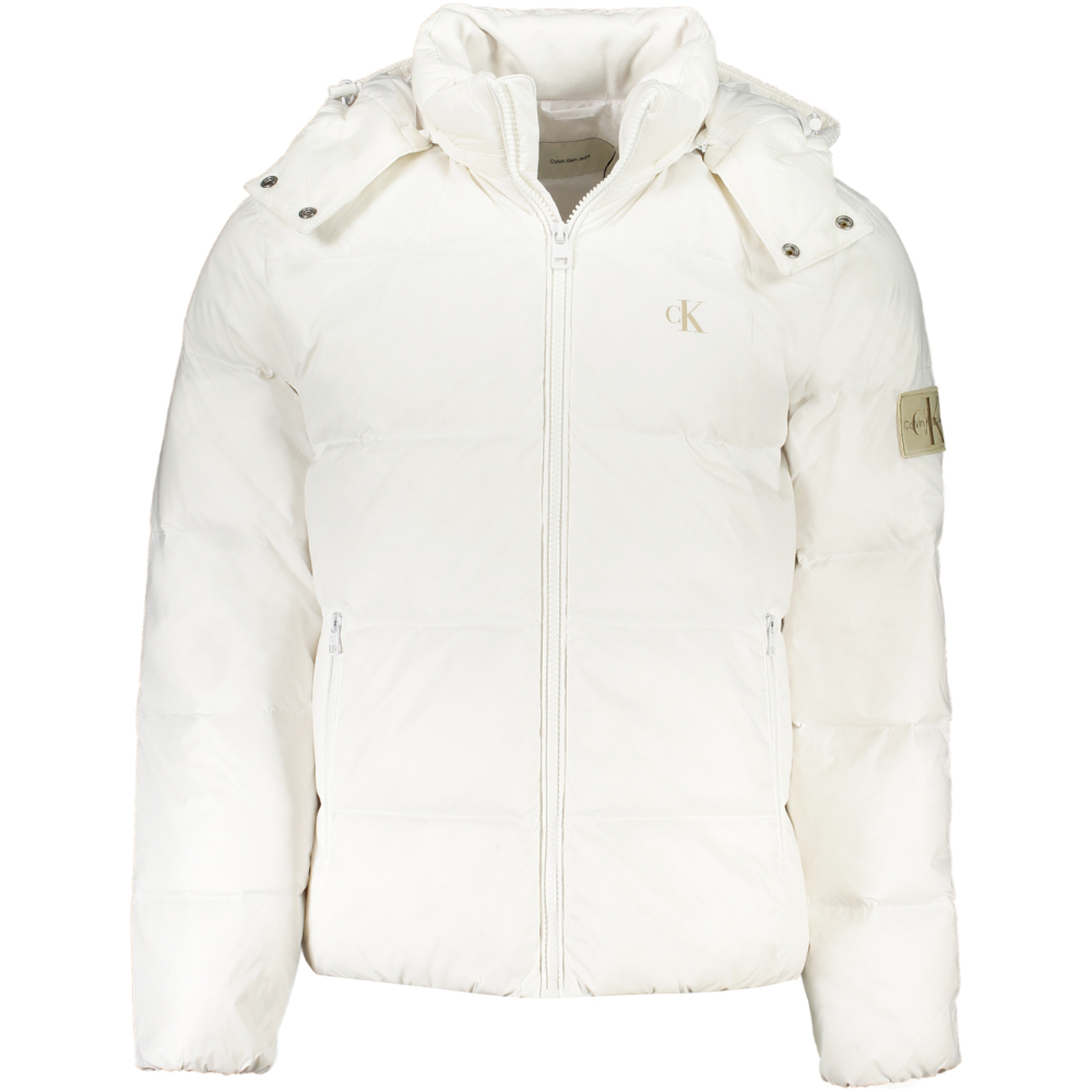 CALVIN KLEIN Men's White Winter Jacket