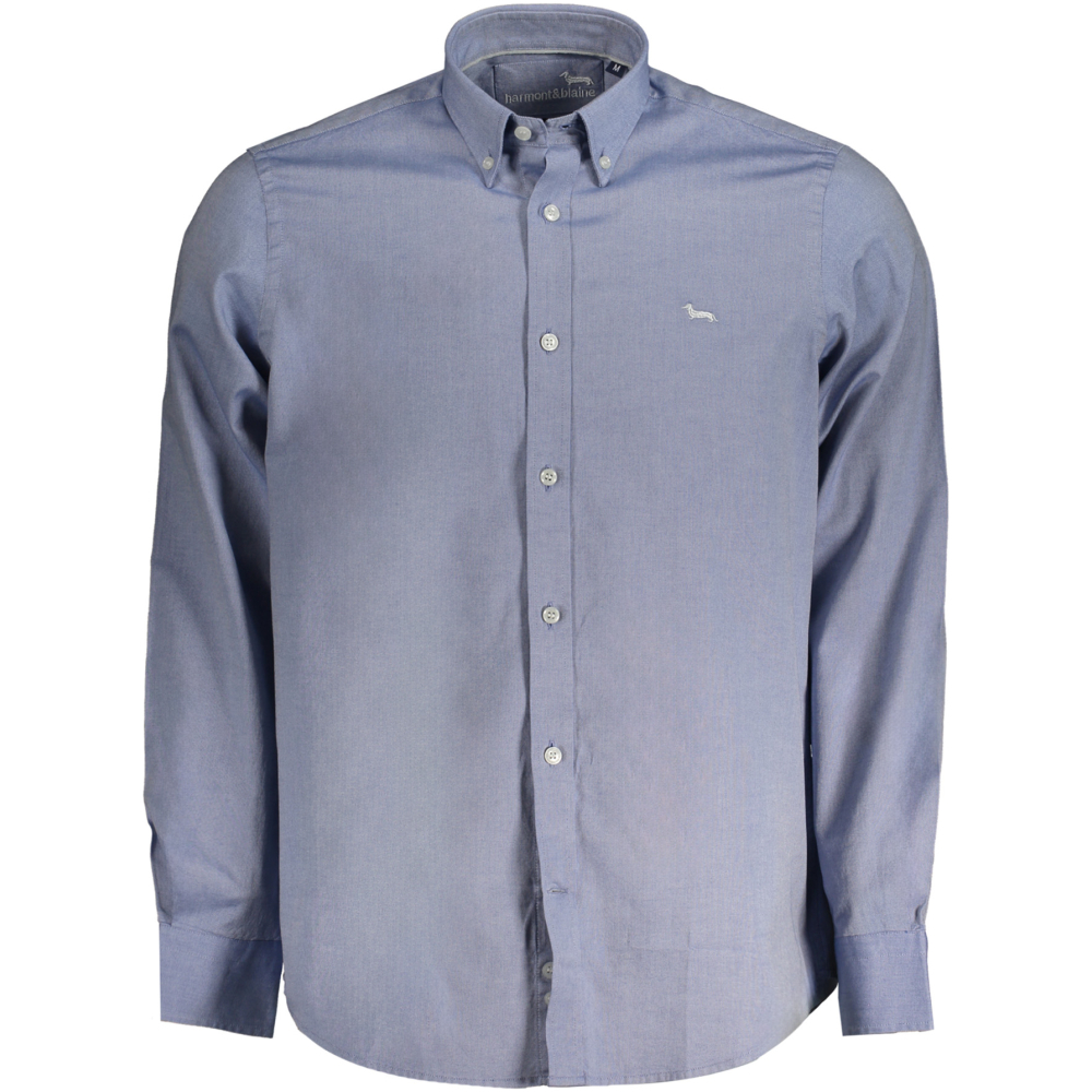 HARMONT & BLAINE MEN'S LONG SLEEVE SHIRT BLUE