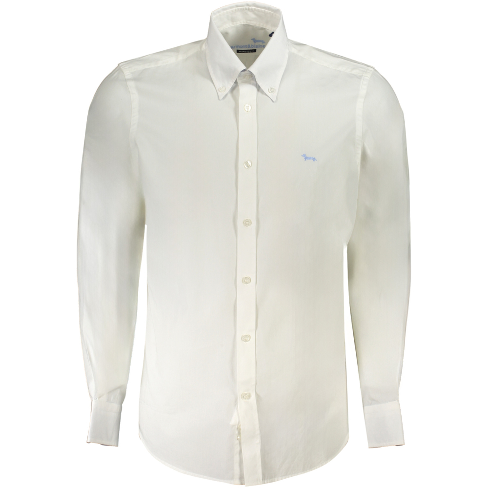 HARMONT & BLAINE White Contrasting Cuff Shirt