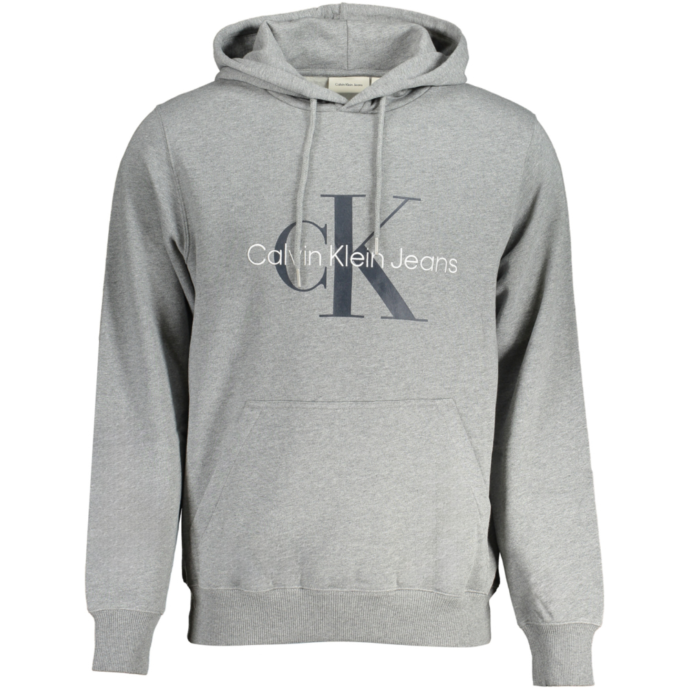 CALVIN KLEIN Men's Organic Cotton Grey Sweatshirt